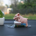 Niedliches Schweinchen-Ornament
