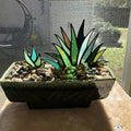 Mini-Oberteilfpflanzen, Dekoration, Gartenornamente