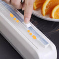 Plastikfolienspender mit Schneider