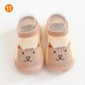 Rutschfeste Babyhausschuhe mit Tiermuster