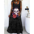 Loses Punk-Schädel-Kleid