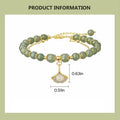Vergoldetes Armband aus natürlicher Jade