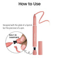 Wasserfester, matter Lippenstift