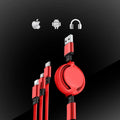 3 in 1 mobiles Ladekabel passend für iPhone