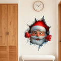 Wandaufkleber-Set Weihnachtsmann