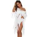 Sexy Strandkleid mit Ausschnitten