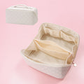 Handliche Make-up-Tasche mit Vintage-Muster