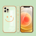 Schutzhülle mit seitlichem Smiley-Gesichtsmuster für iPhone