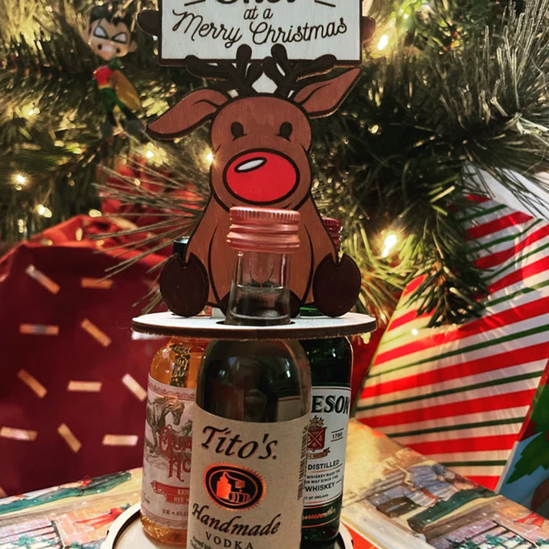 Weihnachts-Mini-Weinflaschenhalter Hauptbild