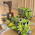 Neues Spielzeugset "Dinosaurier-Transforming-Engineering-LKW-Strecke"