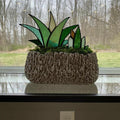 Mini-Oberteilfpflanzen, Dekoration, Gartenornamente