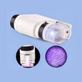 Tragbares LED-beleuchtetes Mikroskop