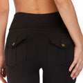 Damen-Taschen-Sexy-Stretch-Leggings, Fitness-Trainingshose