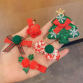 5-teiliges Weihnachts-Haarspangen-Set
