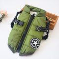 Wasserdichte Winterjacke mit integriertem Gurt