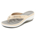 Strand-Flip-Flops mit Metallschnalle