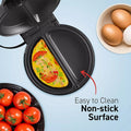 Elektrischer Omelette-Maker mit zwei Zonen