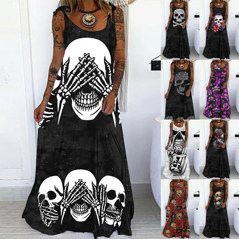 Loses Punk-Schädel-Kleid Hauptbild