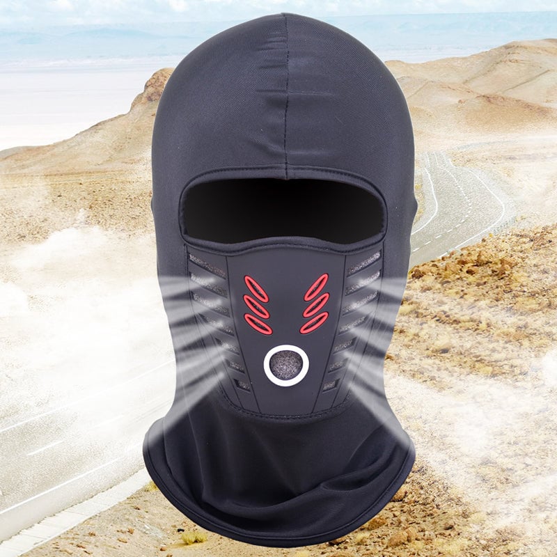 Winterliche winddichte Thermo-Fleece-Gesichtsmaske für Radfahren und Außenbereich-Sportarten Hauptbild