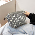 Tragbare Make-up-Tasche mit Leopardenmuster