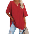 Damen-T-Shirt mit V-Ausschnitt