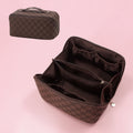 Handliche Make-up-Tasche mit Vintage-Muster