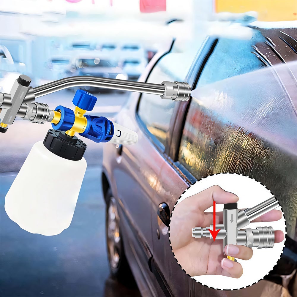 Verbessern Sie Ihr Autowascherlebnis – Foam Cannon Dual Connector-Zubehör Hauptbild