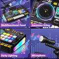 Kinder-DJ-Mixertisch mit Mikrofon
