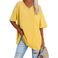Damen-T-Shirt mit V-Ausschnitt