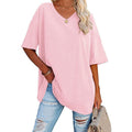 Damen-T-Shirt mit V-Ausschnitt