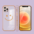 Schutzhülle mit seitlichem Smiley-Gesichtsmuster für iPhone