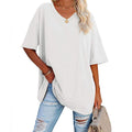 Damen-T-Shirt mit V-Ausschnitt