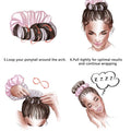 Hitzefreies Haar-Locken-Doppel-Scrunchie