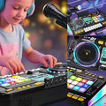 Kinder-DJ-Mixertisch mit Mikrofon