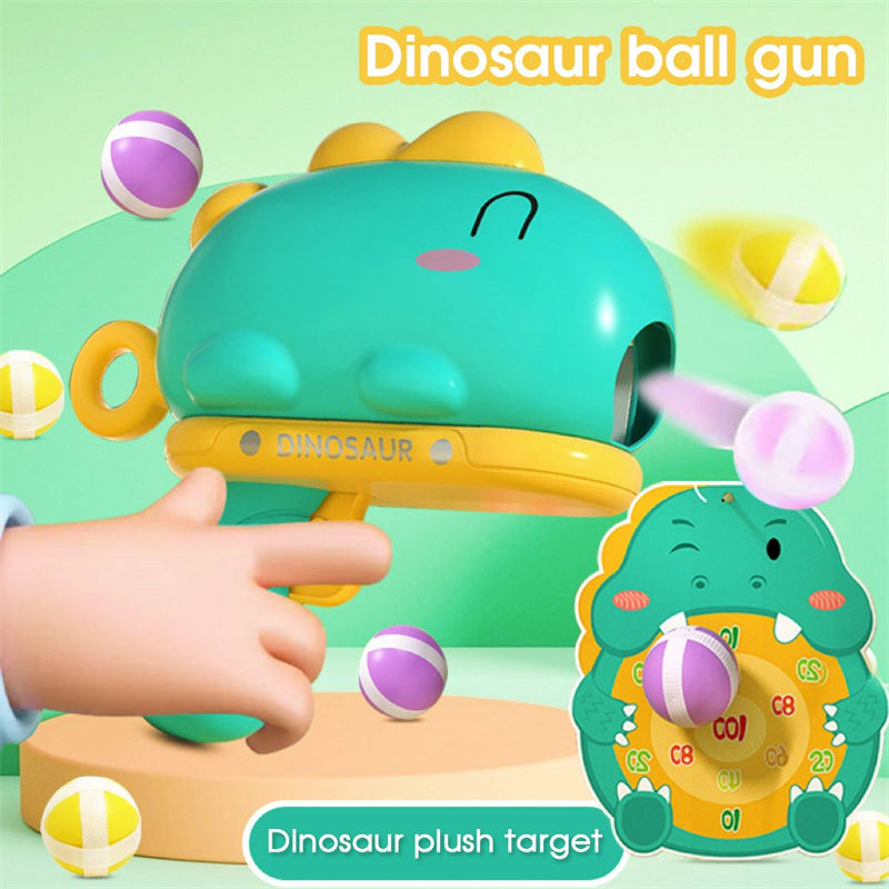 Dinosaurier-Klebeball-Spielzeugpistole