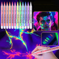 UV-Neon-Schminkmarker, 12 Farben