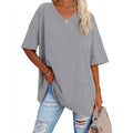 Damen-T-Shirt mit V-Ausschnitt