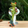 Festival-Frosch-Harz bastelt Frosch-Pastoral-Ornament