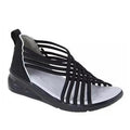 Sportliche geflochtene Fischmaul-Sandalen für Damen