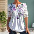 Elegante Bluse mit Aufdruck