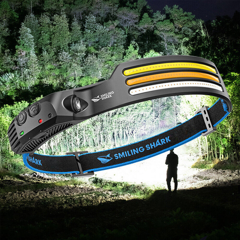 LED-USB-wiederaufladbare, leistungsstarke Stirnlampe Hauptbild