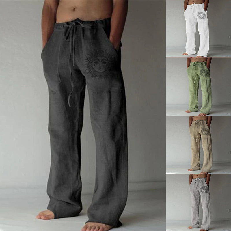 Elastische Freizeithose mit Kordelzug