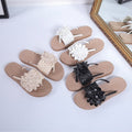 Strand-Flip-Flops mit Blumenmuster
