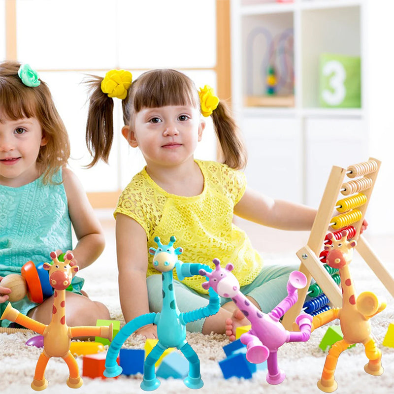 Teleskop-Saugnapf-Giraffe-Spielzeug Hauptbild