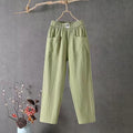 Damen-Hosen mit hoher Taille und lockerer Passform