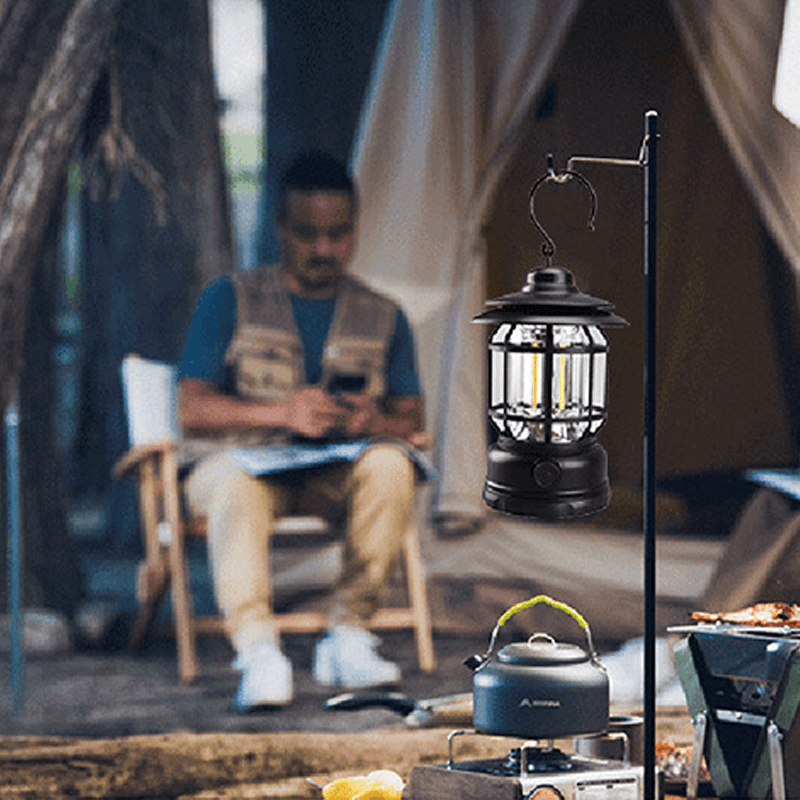Tragbare Retro-Campinglampe