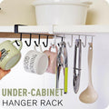 6 Haken für Kleiderbügel unter dem Schrank