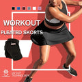 Workout-Plissee-Skorts