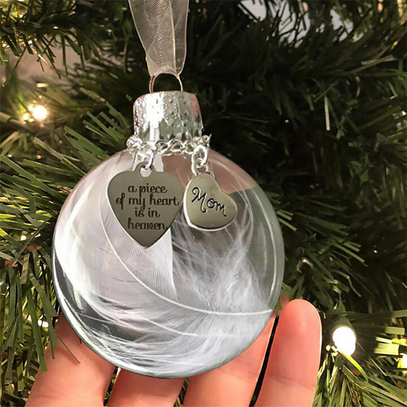Weihnachts-Federball-Ornamente