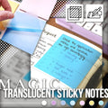 Transparente Haftnotizen von Multibey